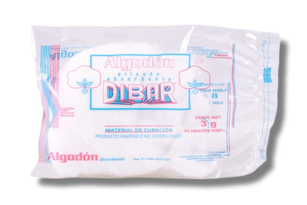 ALGODON PLISADO DIBAR C/3 GR