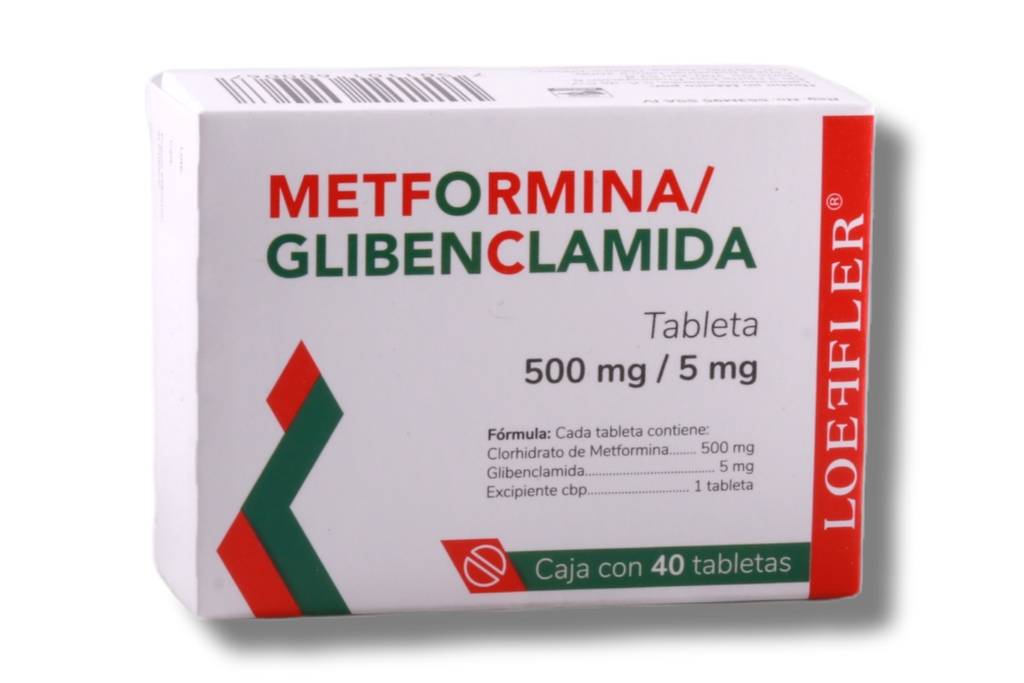METFORMINA, GLIBENCLAMIDA C/40 TAB LOEFF
