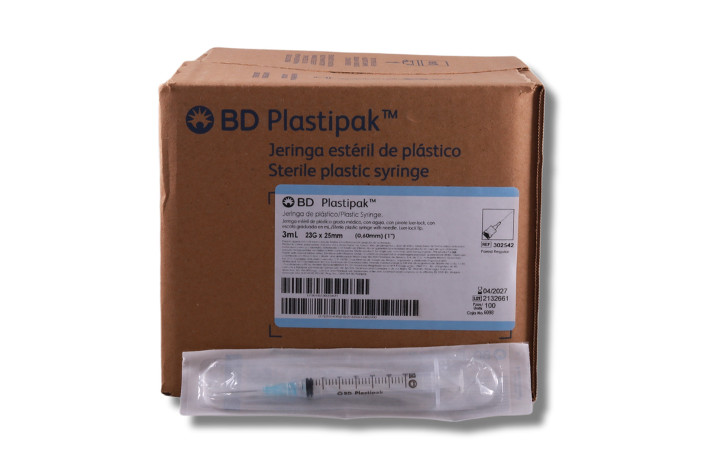 JERINGA 3ML AZUL- BD PLASTIPAK
