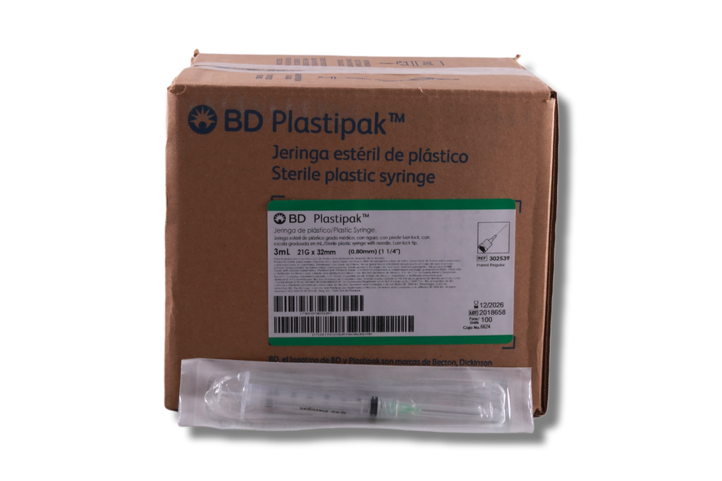 JERINGA 3ML VERDE- BD  PLASTIPAK