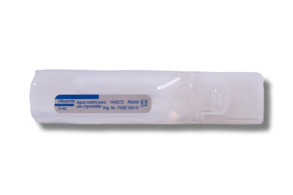 AGUA INYECTABLE 5ML PISA