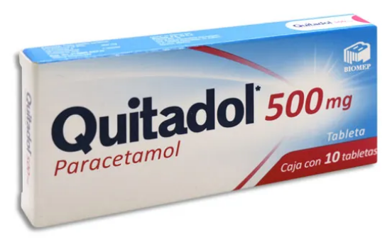 QUITADOL 500MG C/10 TABLETAS