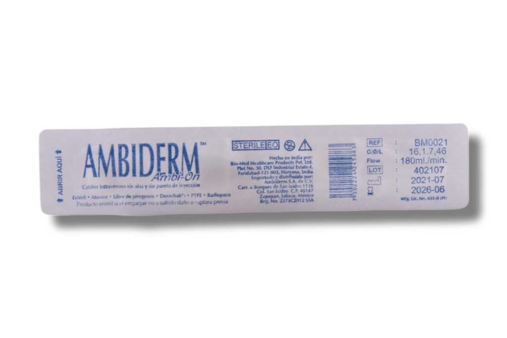 CATETER INTRAVENOSO 16G AMBI-ON