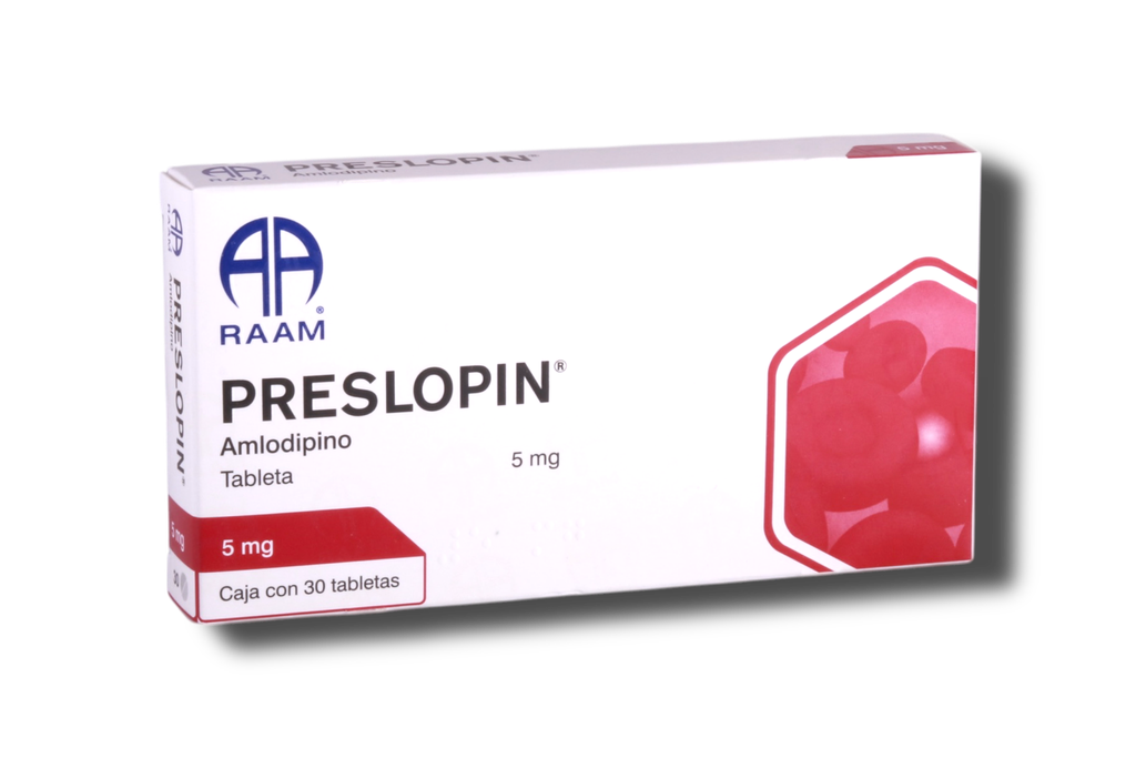 PRESLOPIN 5MG C/10 TABLETAS