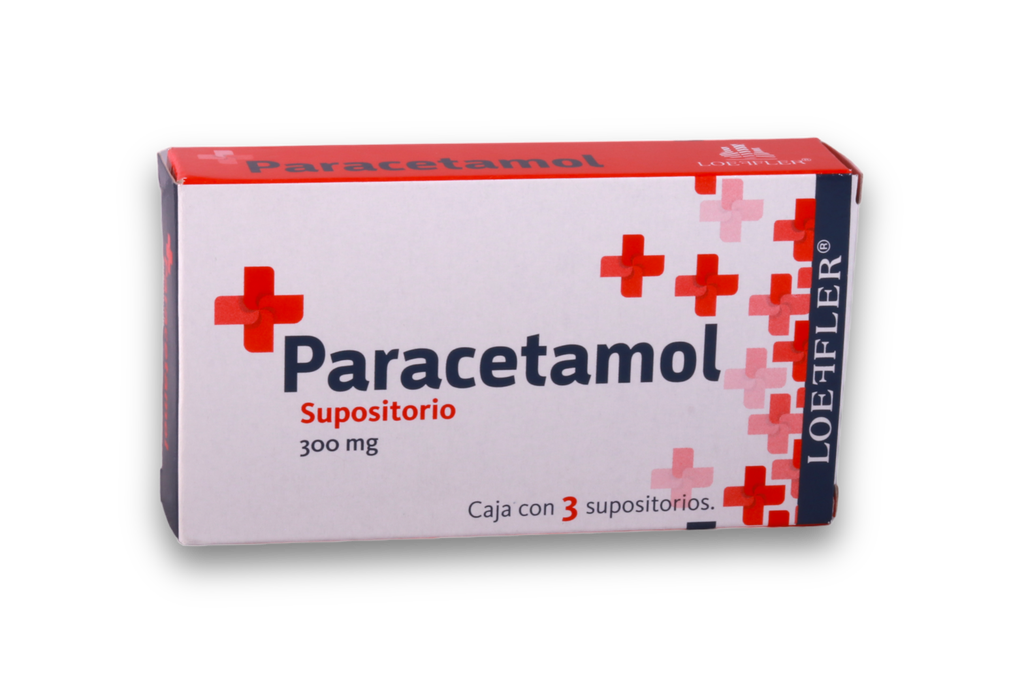 PARACETAMOL 300MG C/3 SUPOSITORIOS LOEFF