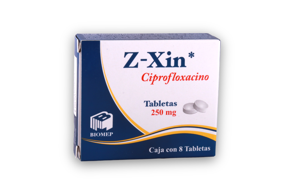 Z-XIN 250 MG 8 TABL VP