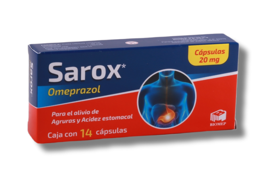 SAROX 20MG C/14 CAPSULAS