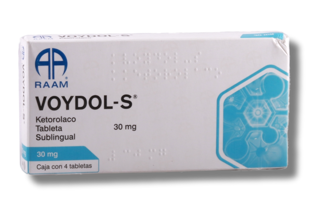 VOYDOL - S 30MG C/4 TABLETAS