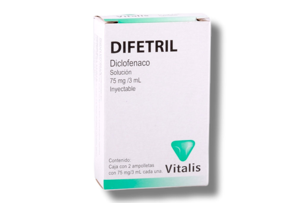 DIFETRIL 75MG/3ML C/2 AMPULAS