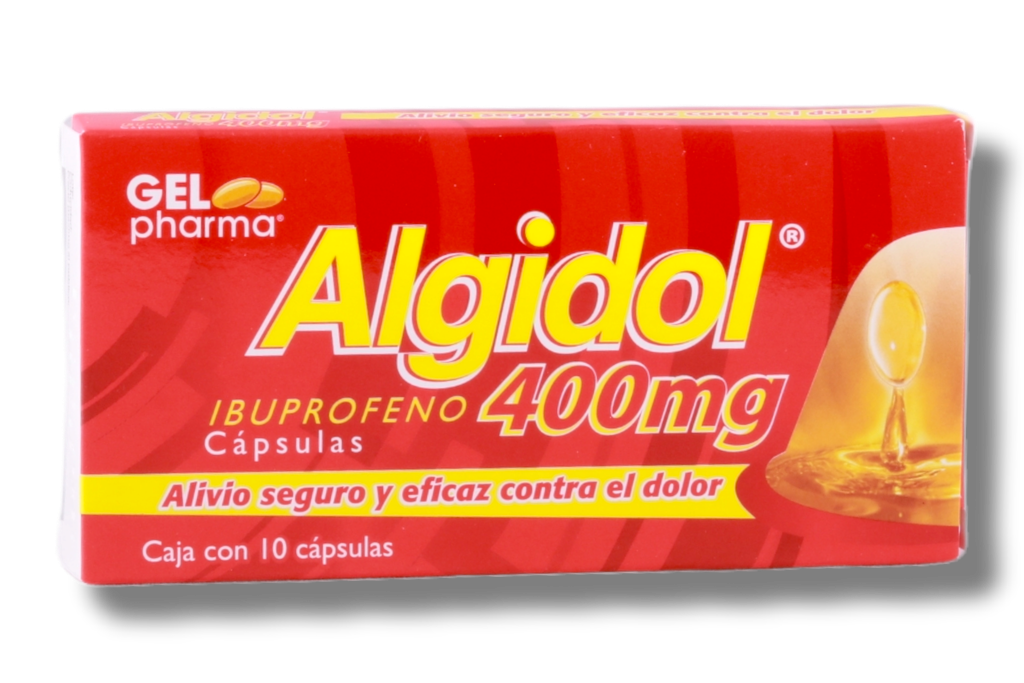 ALGIDOL 400MG C/10 CAPSULAS