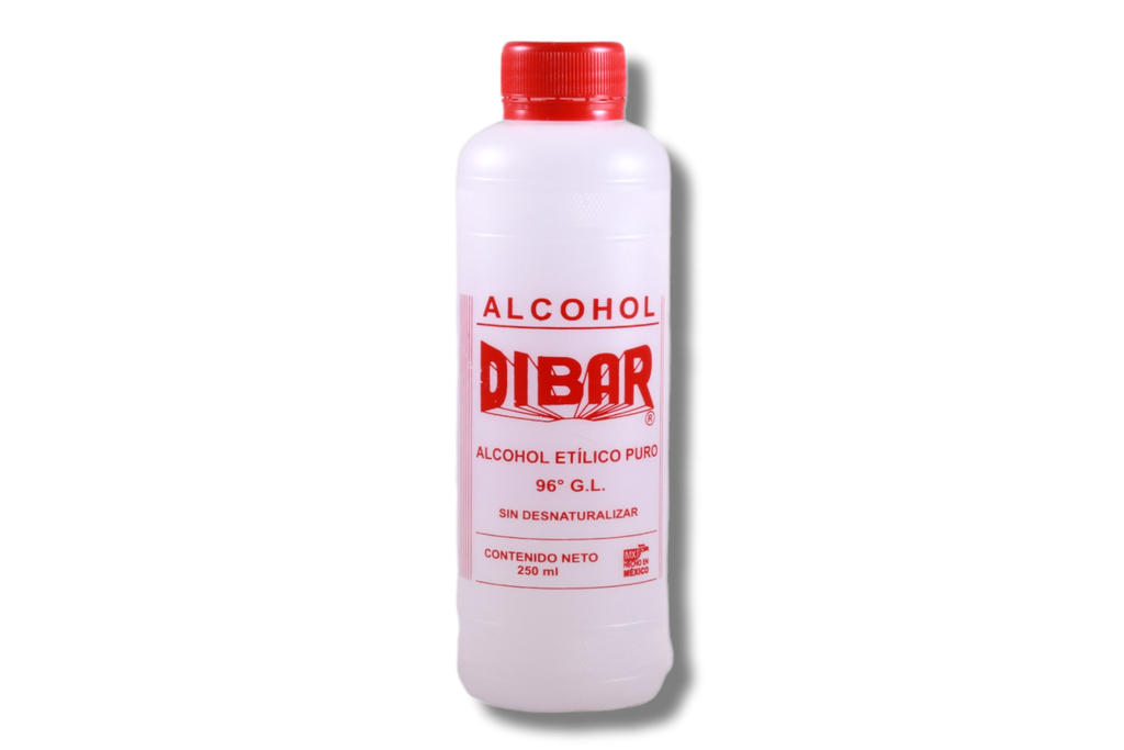 ALCOHOL 96_ G.L. C/250ML-DIBAR ROJO