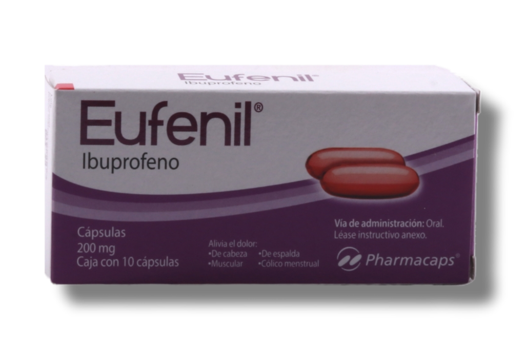 EUFENIL 200MG C/10 CAPSULAS