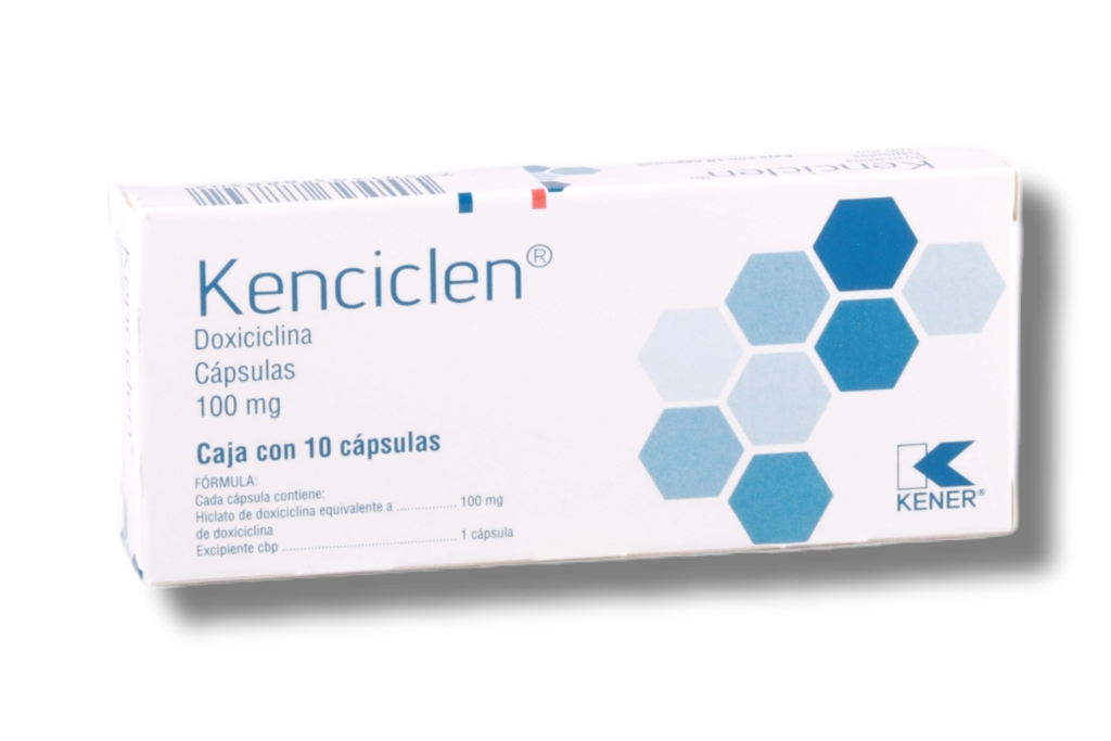 KENCICLEN 100 MG C/10 CAPS.