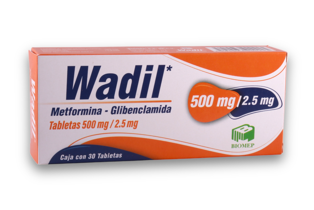 WADIL 500/2.5 C/30 TABLETAS