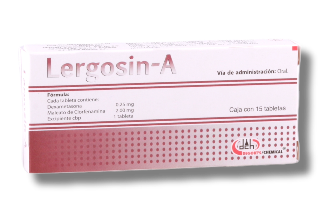 LERGOSIN A 0.25/2MG C/15 TABLETAS