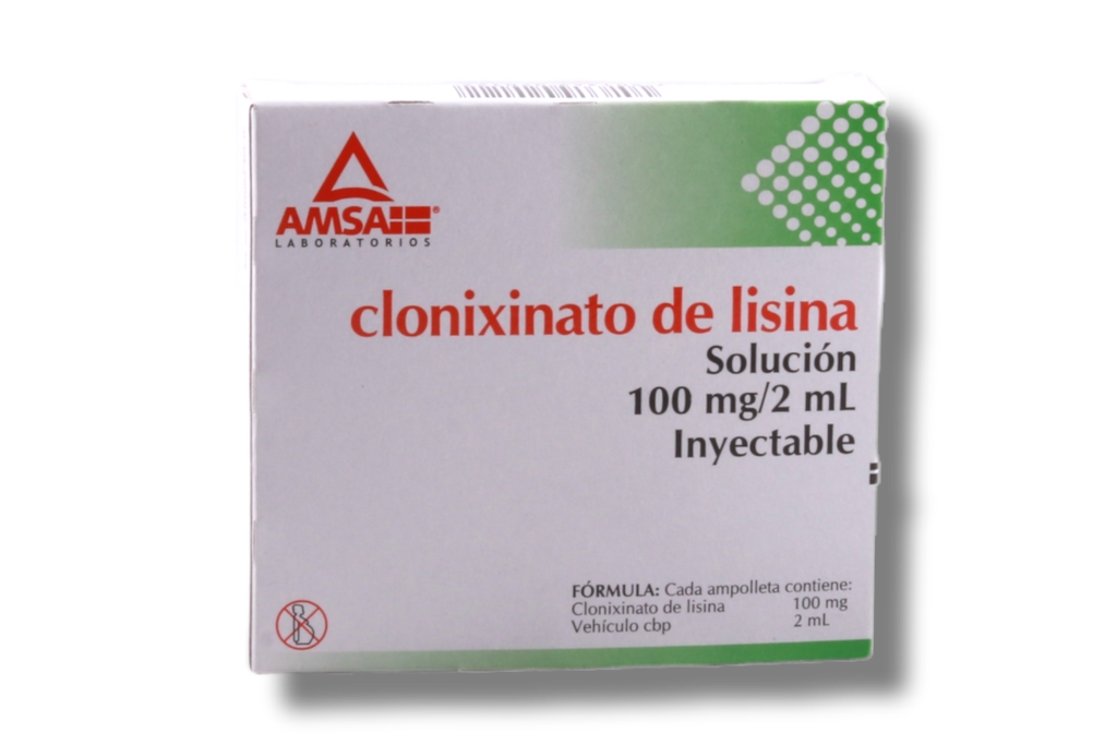 CLONIXINATO DE LISINA 100MG C/5 AMP AMSA