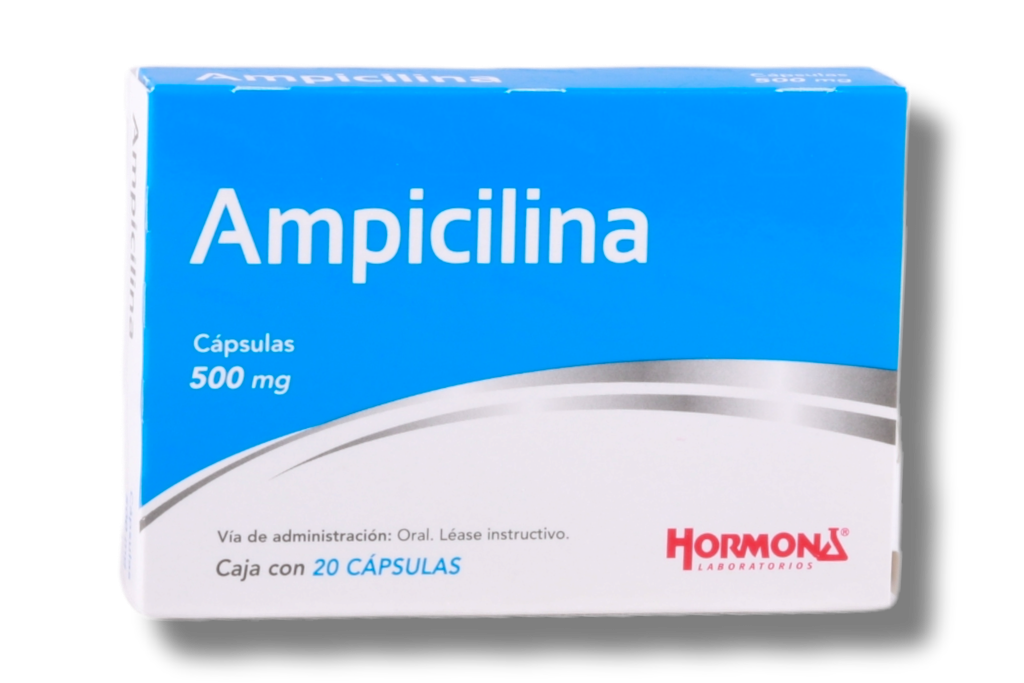 AMPICILINA 500MG C/20 CAPSULAS HORMONA