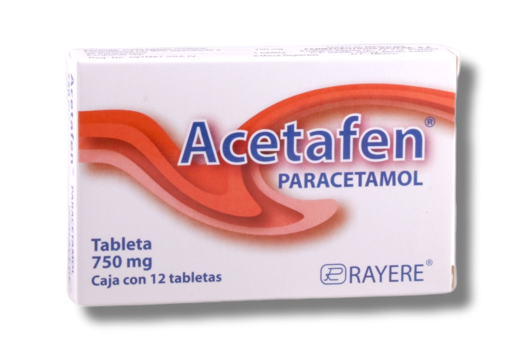ACETAFEN 750MG C/12 TABLETAS