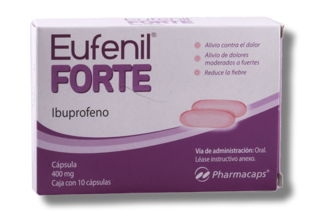 EUFENIL FORTE 400MG C/10 CAPSULAS