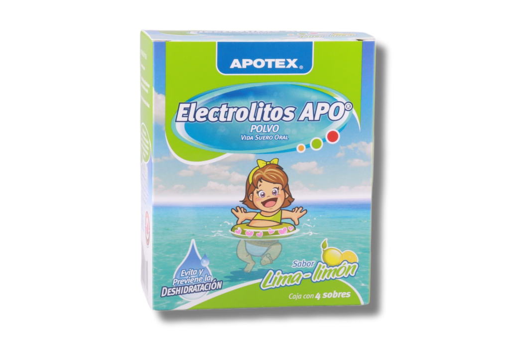ELECTROLITOS APO  LIMA-LIMON C/4SOBRES