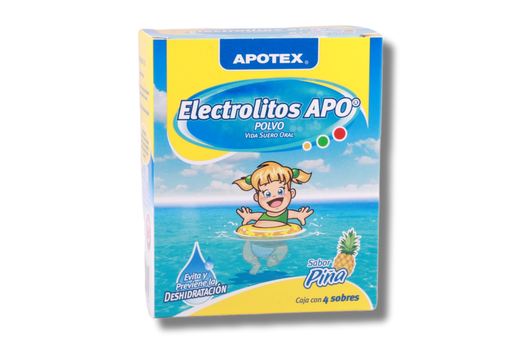 ELECTROLITOS APO PIÑA C/4 SOBRES