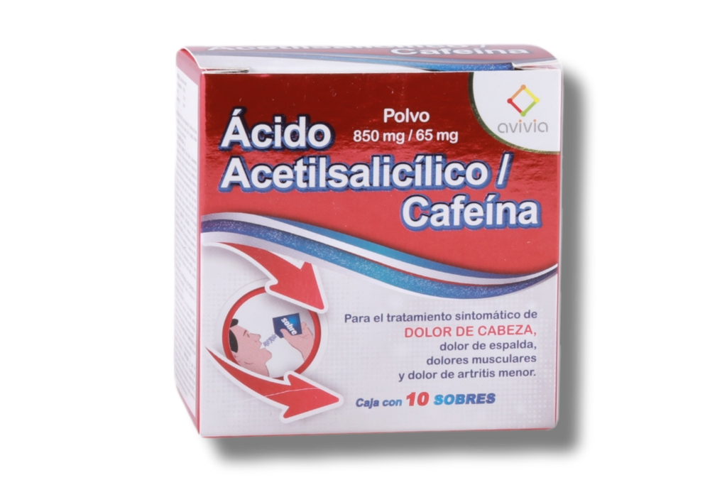 ACIDO ACETILSALICILICO / CAFEINA C/10 SB