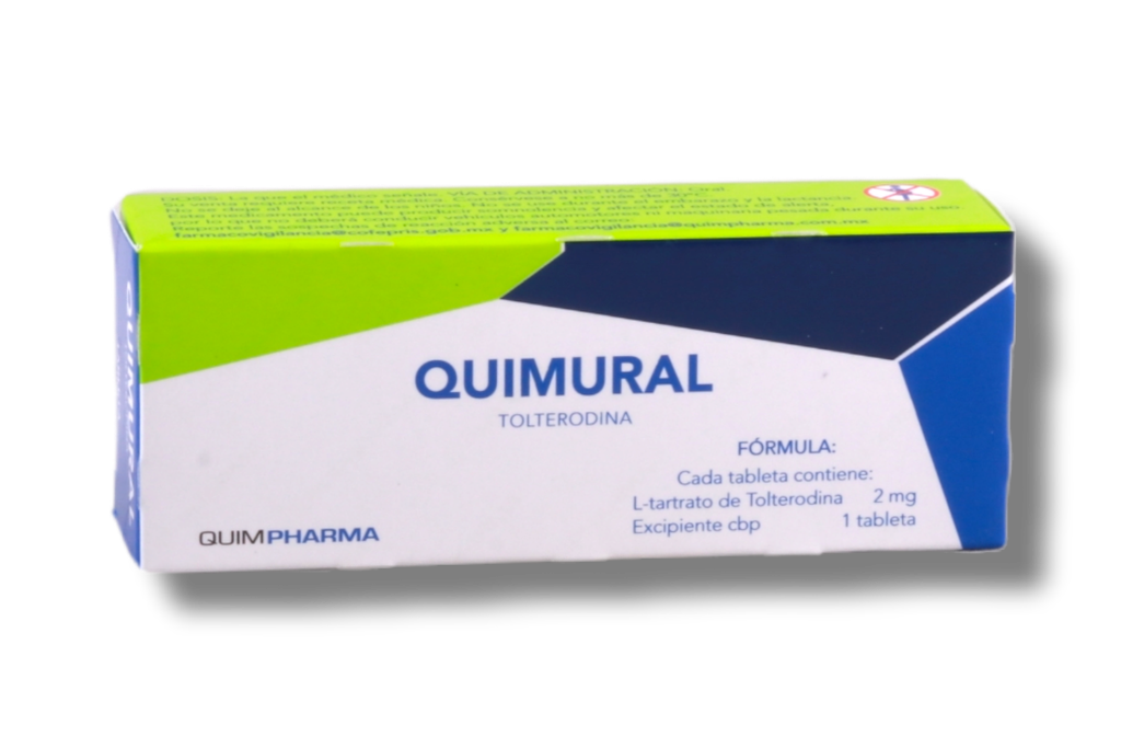 QUIMURAL TOLTERODINA 2MG C/14