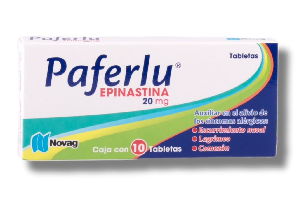 PAFERLU 20MG C/10 TABLETAS