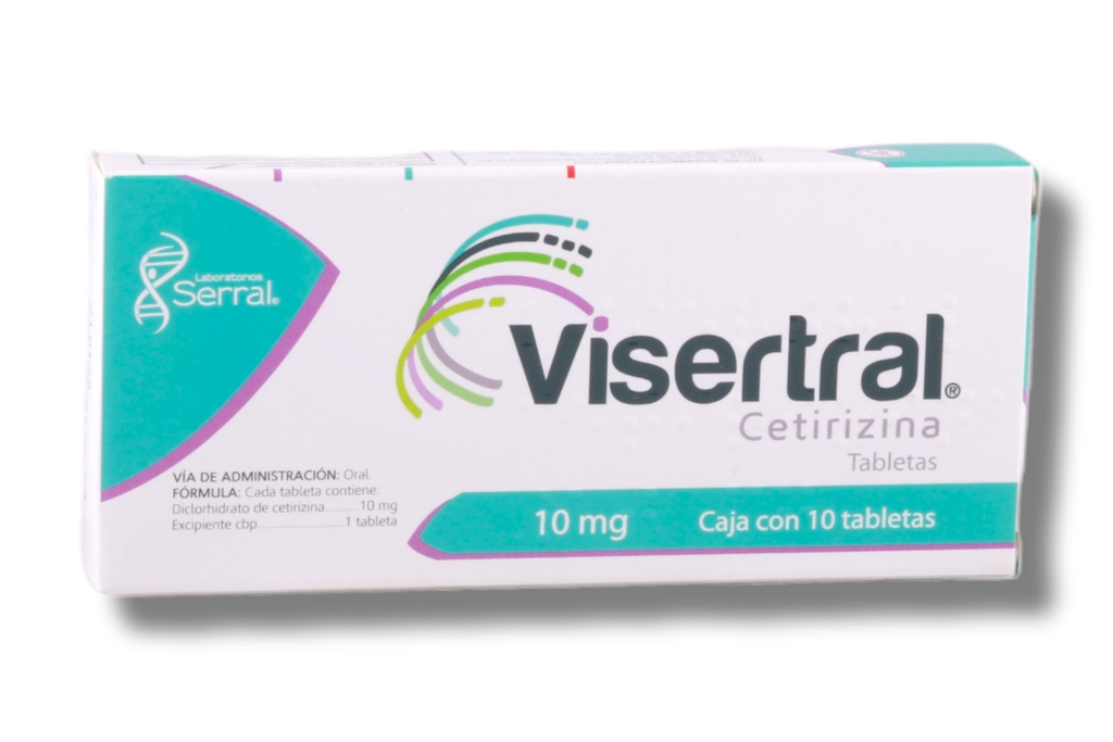 VISERTRAL 10MG C/10 TABLETAS