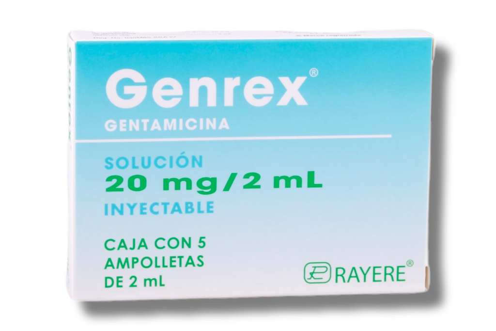 GENREX 20MG/2ML C/5 AMPOLLETAS