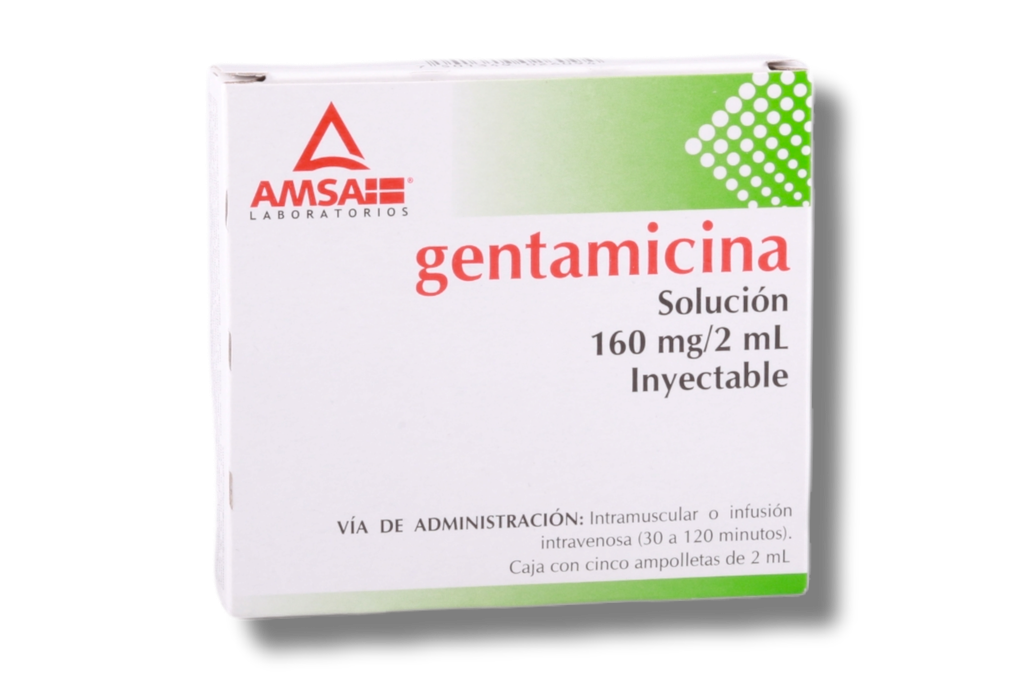 GENTAMICINA 160MG  C/5 AMPOLLETAS AMSA