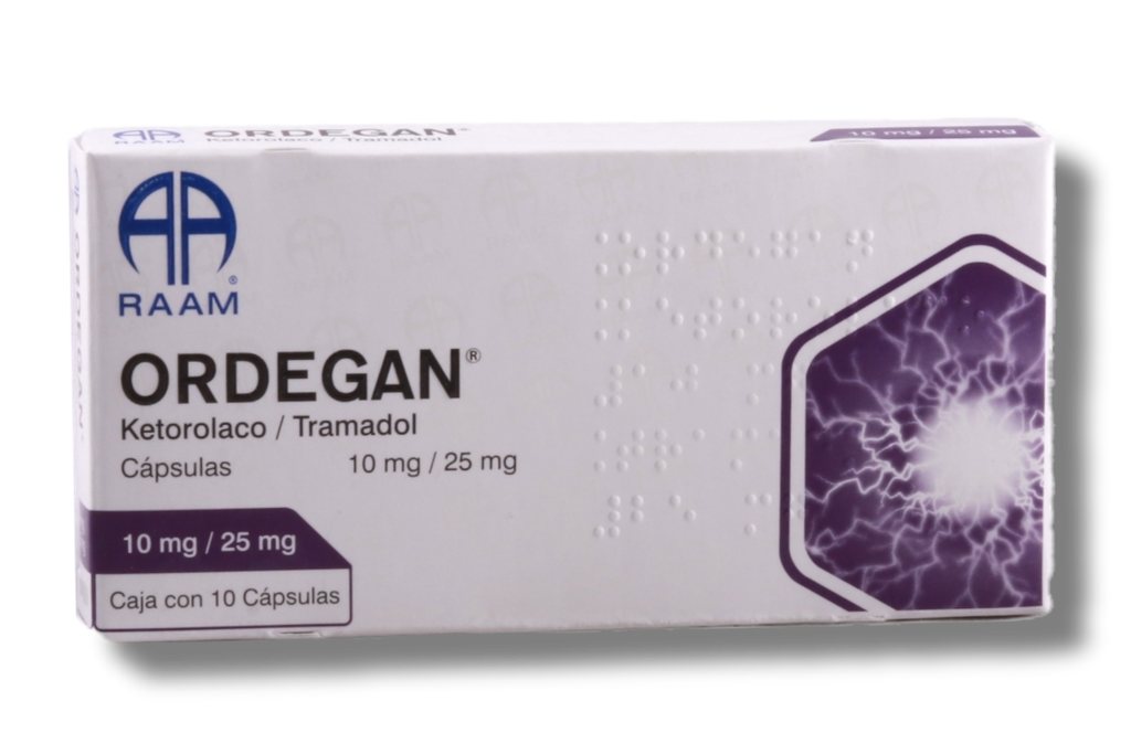 ORDEGAN 10MG/25MG C/10 CAPSULAS