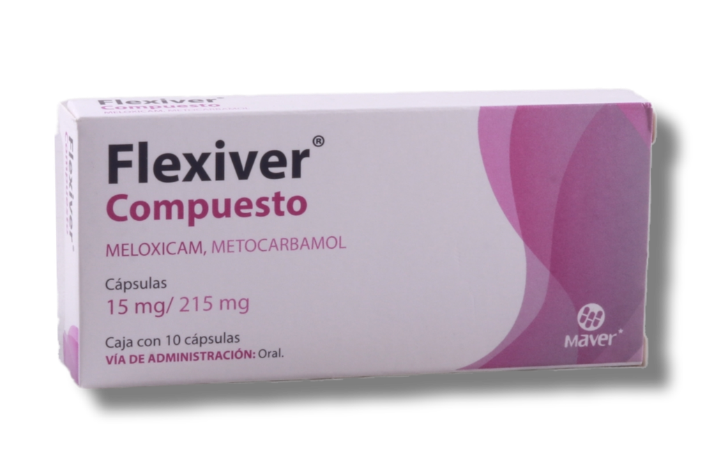 FLEXIVER COMPUESTO 15MG C/10 CAPSULAS