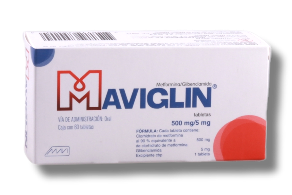 MAVIGLIN 500/5MG C/60 GRAGEAS