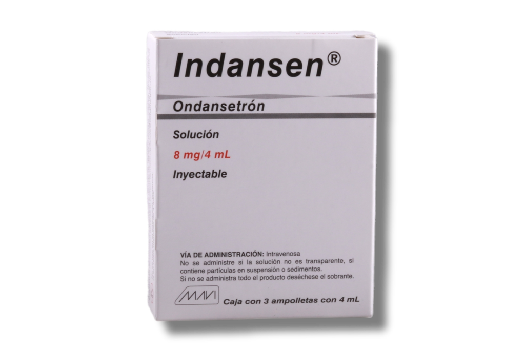 INDANSEN 8MG C/3 AMPOLLETAS