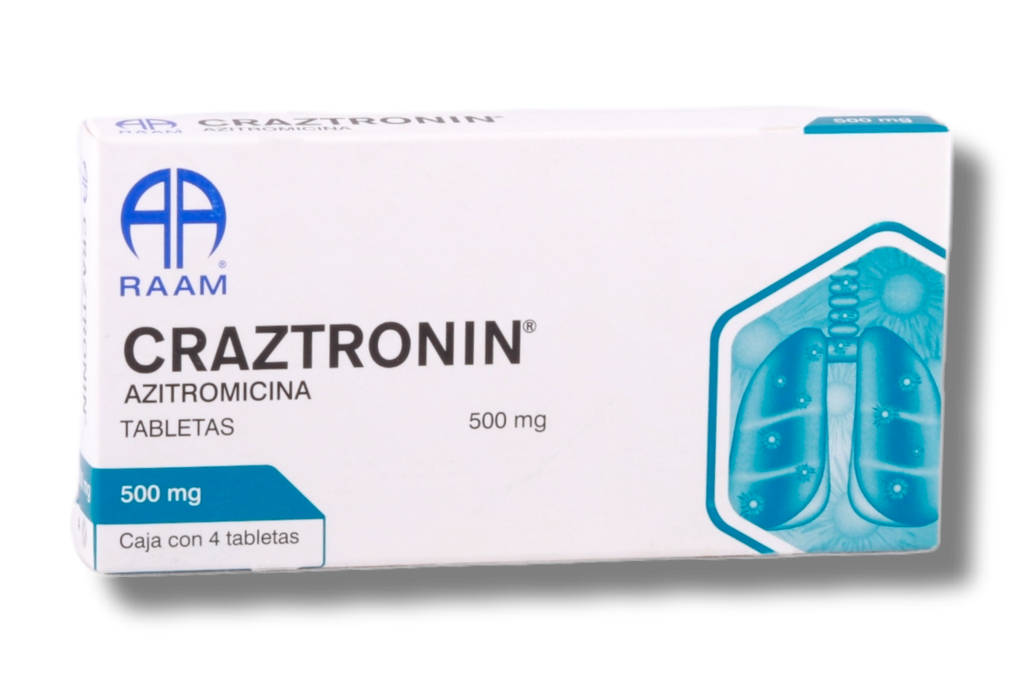 CRAZTRONIN 500MG C/4 TABLETAS