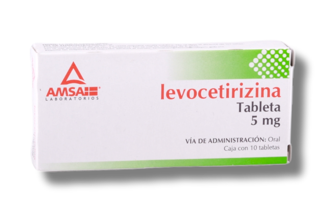 LEVOCETIRIZINA 5MG C/10 TABLETAS AMSA