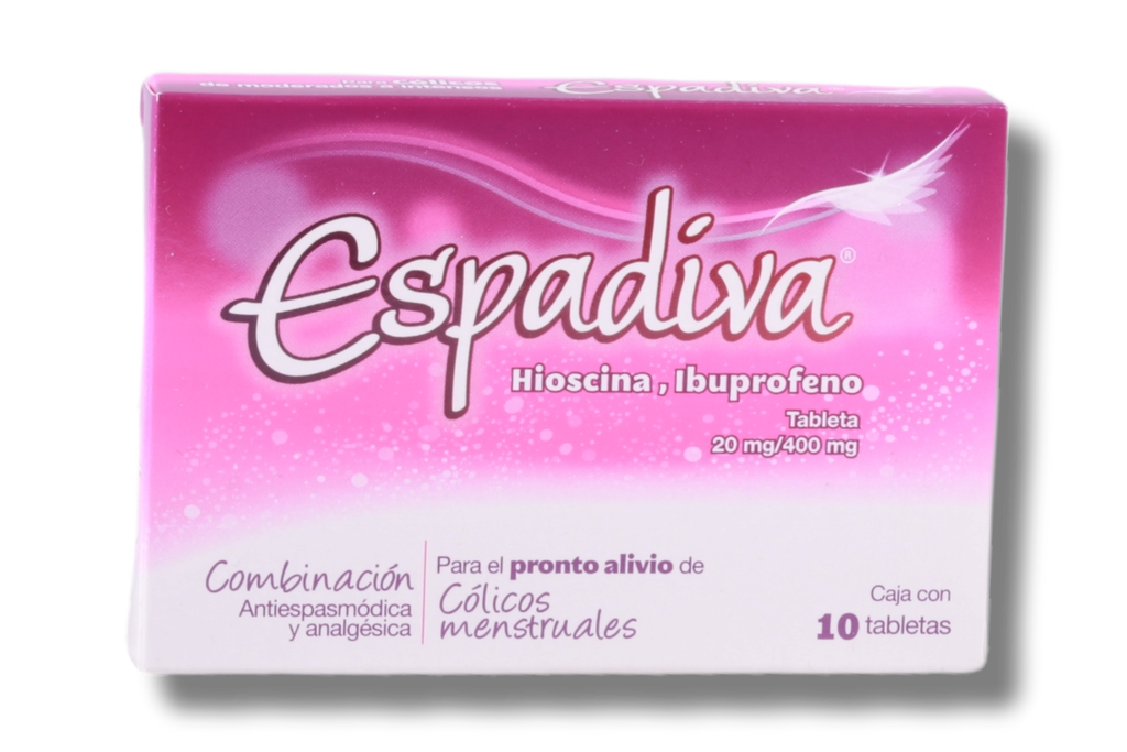 ESPADIVA 20MG 400MG C/10 TABLETAS