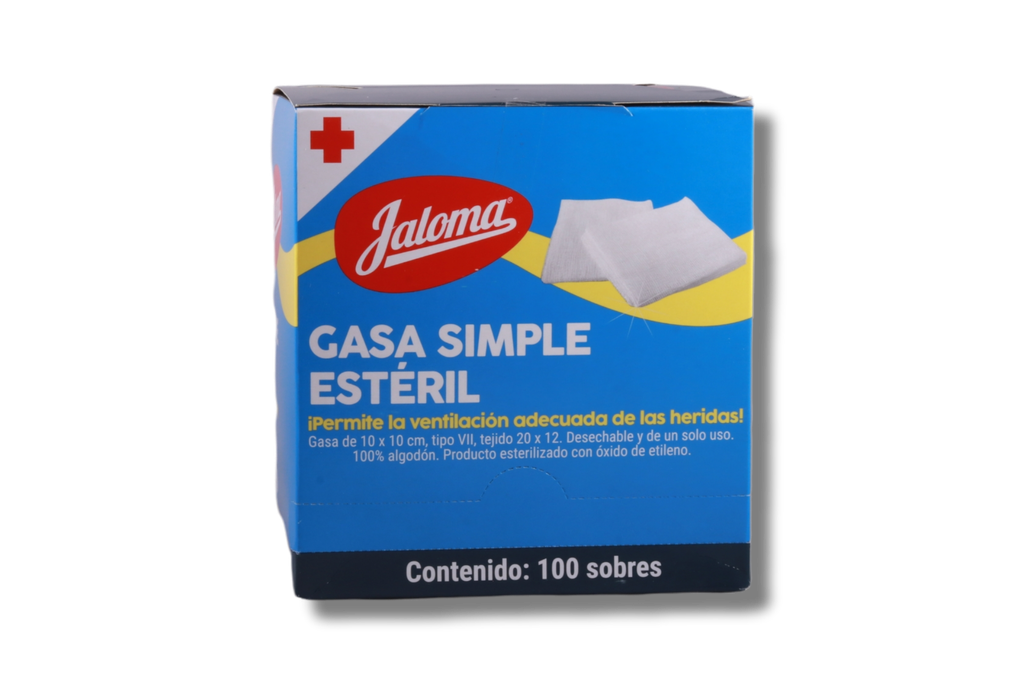 GASA ESTERILIZADA 10X10 C/100 JALOMA