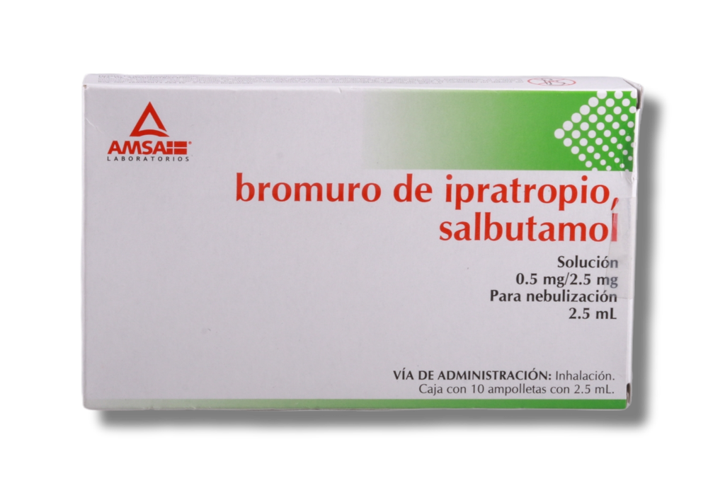 IPRATROPIO, SALBUTAMOL C/10 AMPOLLETAS