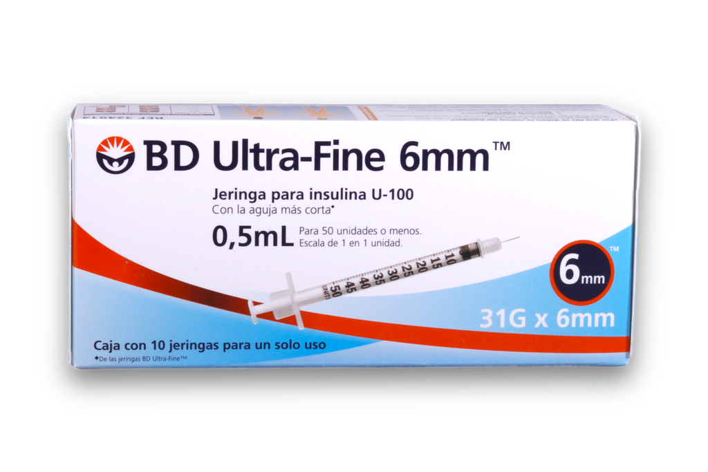 JERINGA INSULINA 0.5 ULTRAFINE 31G C/10