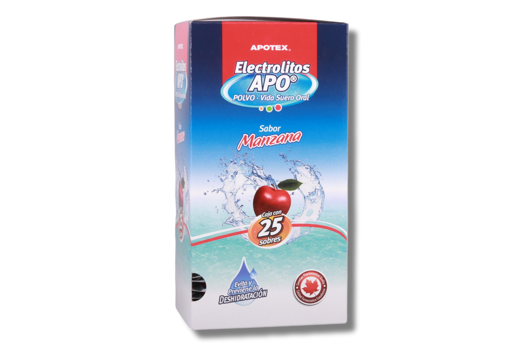 ELECTROLITOS APO MANZANA C/25 SOBRES
