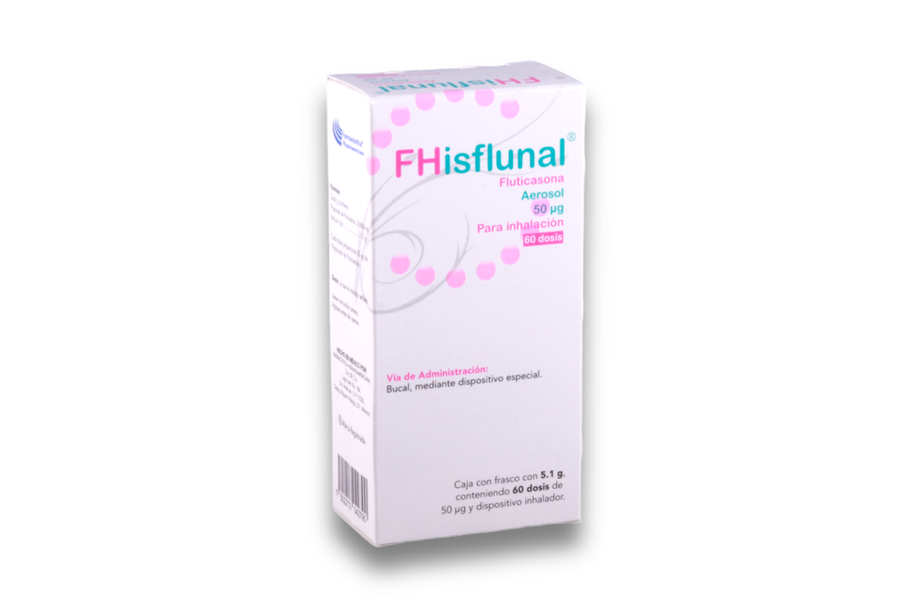 FLUTICASONA AEROSOL 50UG 60 DOSIS