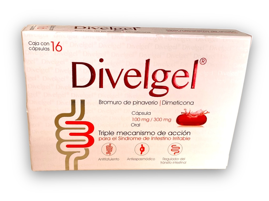DIVELGEL 100/300MG C/16 CAPS