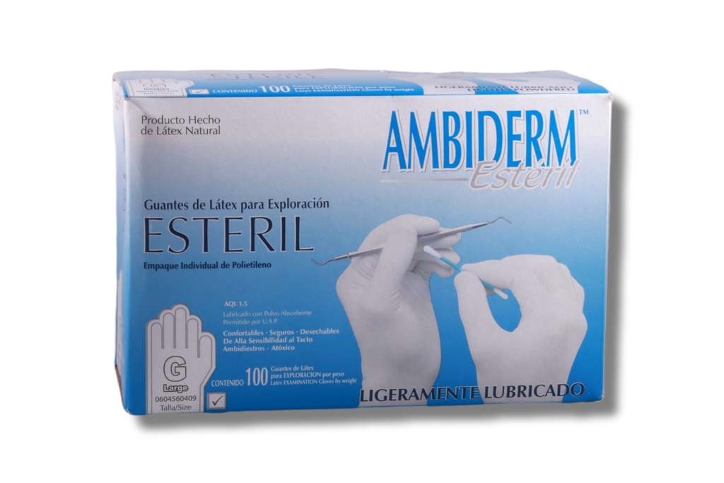 GUANTES AMBIDERM ESTERILGRANDE C/100