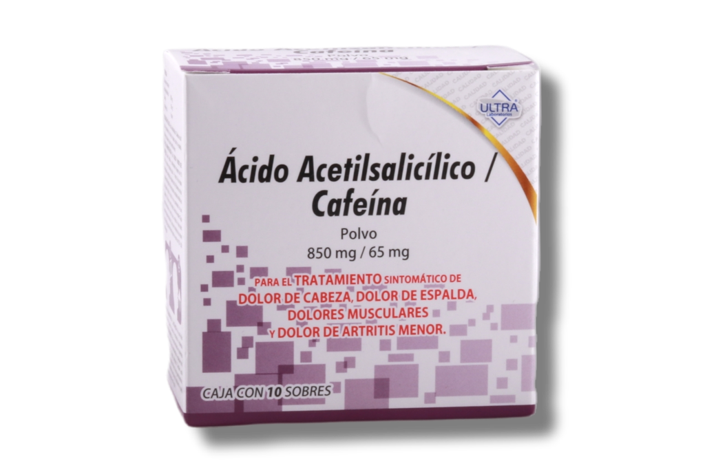 ACIDO ACETIL, CAFEINA C/10 SOBRES ULTRA