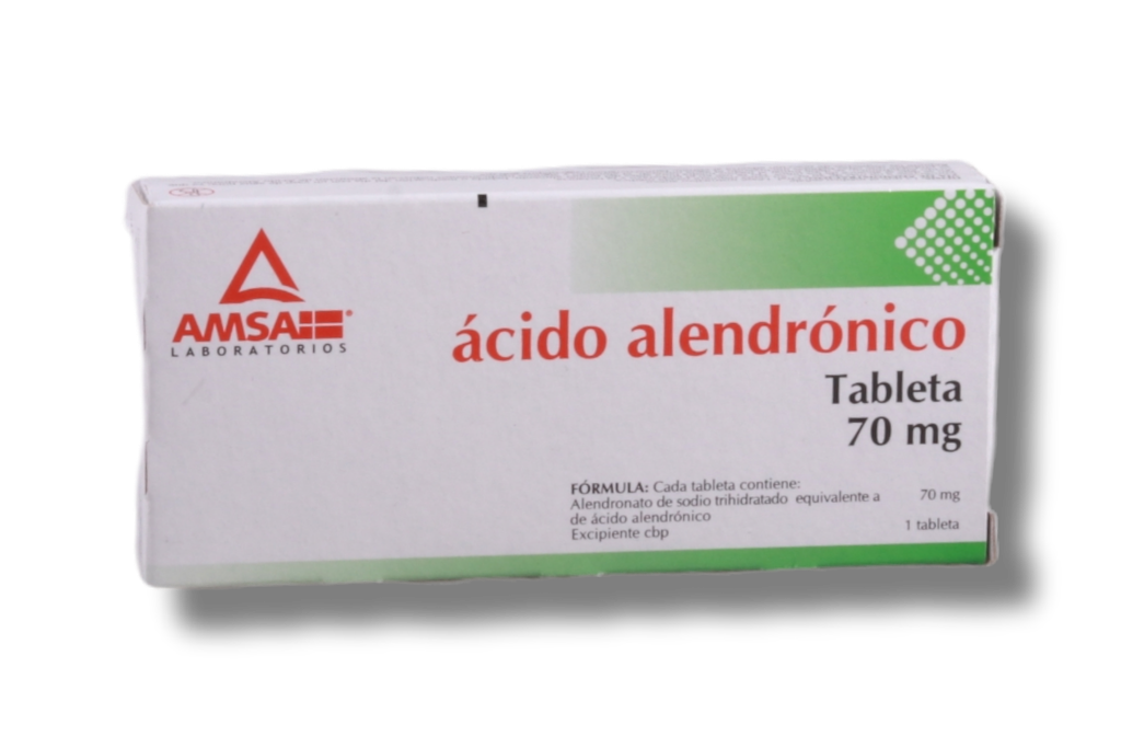 ACIDO ALENDRONICO 70MG AMSA C/4 TABLETAS