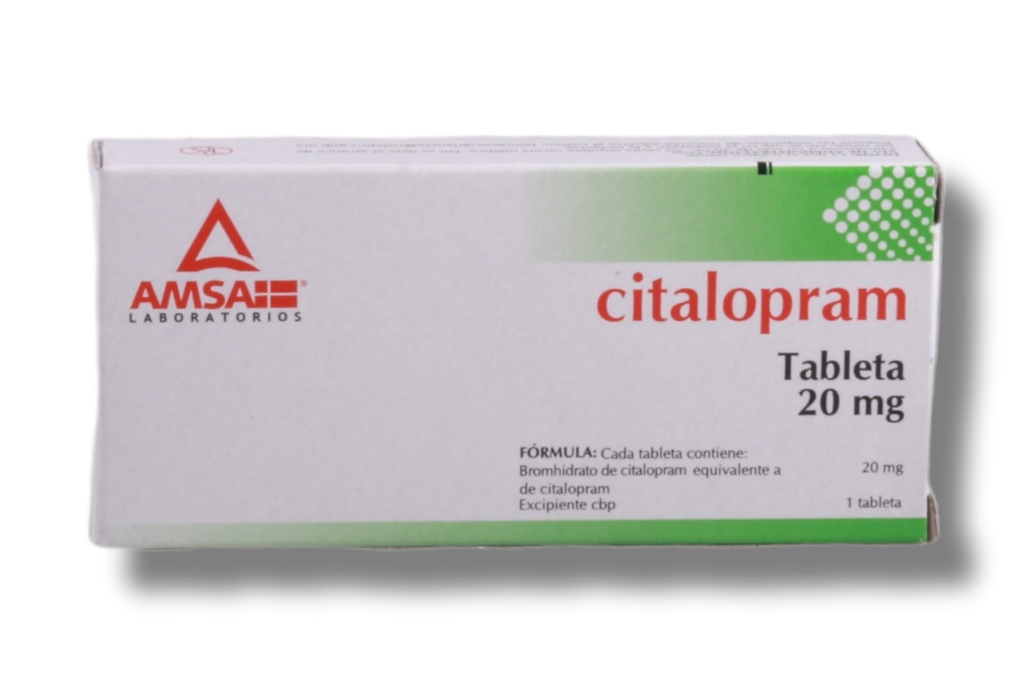 CITALOPRAM 20MG AMSA C/14 TABLETAS