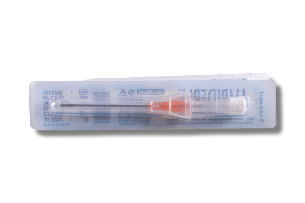 CATETER INTRAVENOSO 14G C/PIEZA AMBIDERM