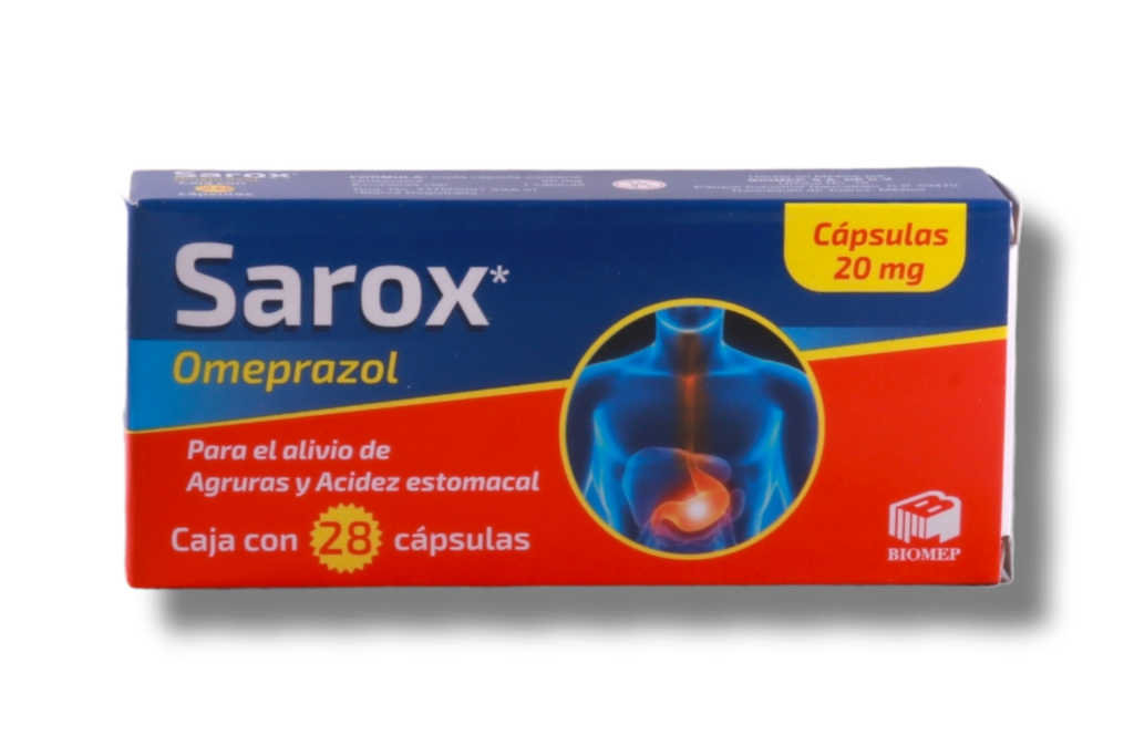 SAROX 20MG C/28 CAPSULAS